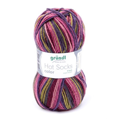 Włóczka skarpetkowa Gründl Hot Socks Color kolor 402