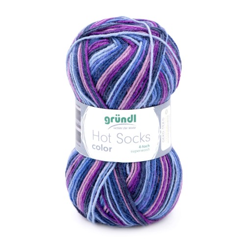 Włóczka skarpetkowa Gründl Hot Socks Color kolor 406