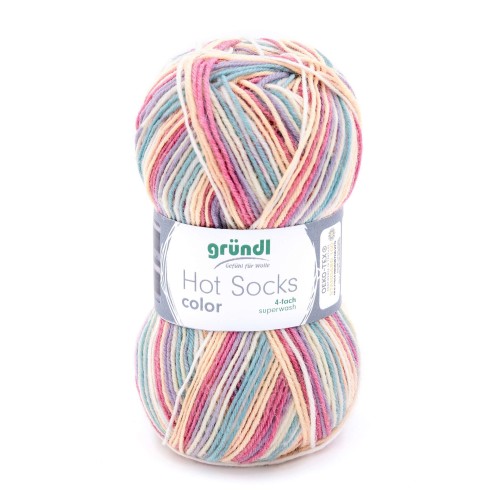 Włóczka skarpetkowa Gründl Hot Socks Color kolor 410