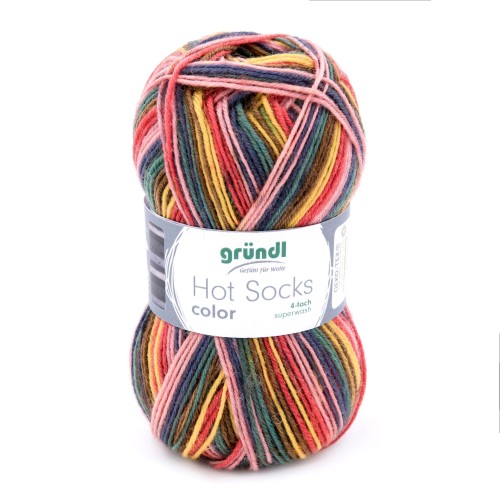 Włóczka skarpetkowa Gründl Hot Socks Color kolor 417