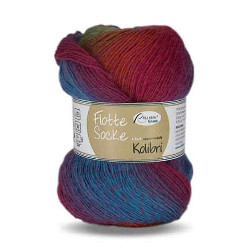 Włóczka skarpetkowa Rellana Kolibri kolor 6219