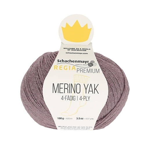 Włóczka skarpetkowa Regia Premium Merino Yak kolor 07509 - lawendowy