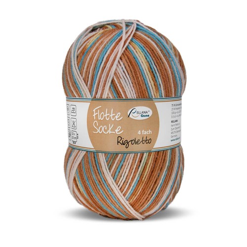 Włóczka skarpetkowa Rellana Rigoletto kolor 1132