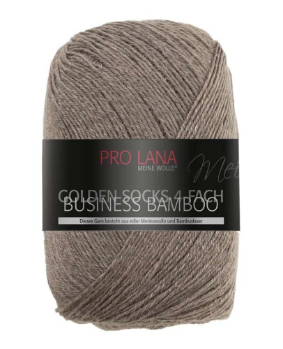 Włóczka skarpetkowa Pro Lana Golden Socks Business Bamboo kolor 504 - brązowy