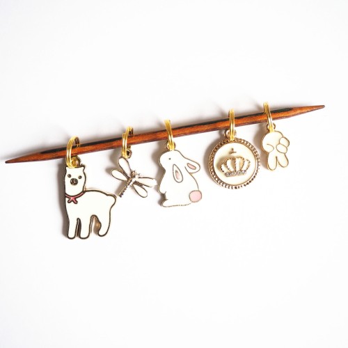 Zestaw markerów dziewiarskich metalowych - Miks 3