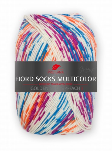 Włóczka skarpetkowa Pro Lana Fjord Socks Multicolor kolor 485