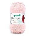 Włóczka skarpetkowa Gründl Hot Socks Pearl Uni kolor 16 - jasny różowy