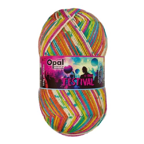 Włóczka skarpetkowa Opal Festival 6ply kolor 11422