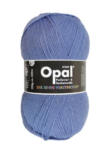 Włóczka skarpetkowa Opal Uni 6 ply kolor 5307 - dżinsowy