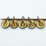 Markery do drutów – Skróty. Zestaw 3