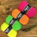 Włóczki skarpetkowe Opal Uni Neon kolory - różowy, pomarańczowy, zielony, żółty