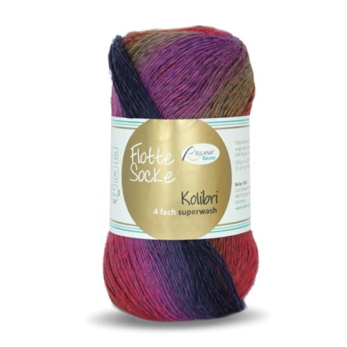 Włóczka skarpetkowa Rellana Kolibri kolor 6213