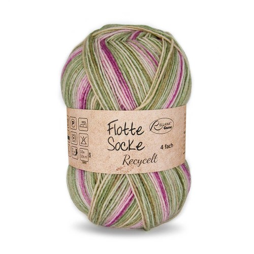 Włóczka skarpetkowa Rellana Flotte Socke Recycelt kolor 1582